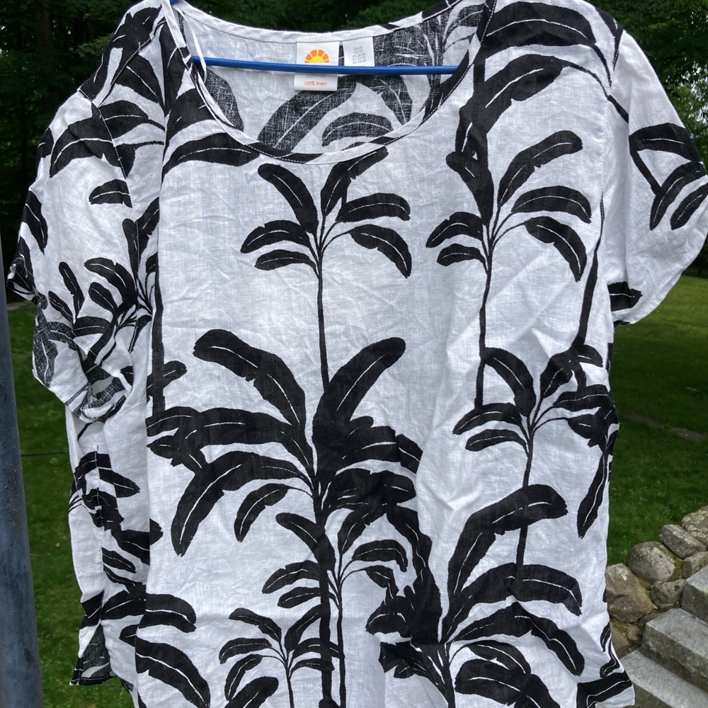 C&C California Black and White Boxy T-Shirt